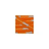 Ruban gros grain Mercerie fermeture orange