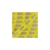 Ruban gros grain Metallic Pineapple - jaune/argent