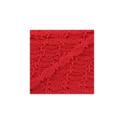 Ruban guipure Petite amande 15 mm - rouge