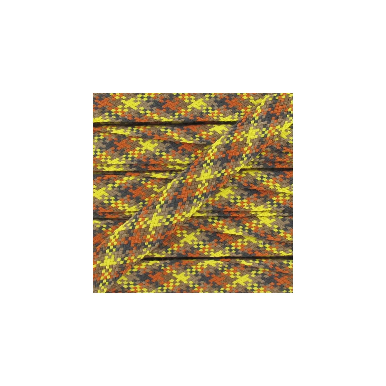 Ruban Jacquard Tressé jaune