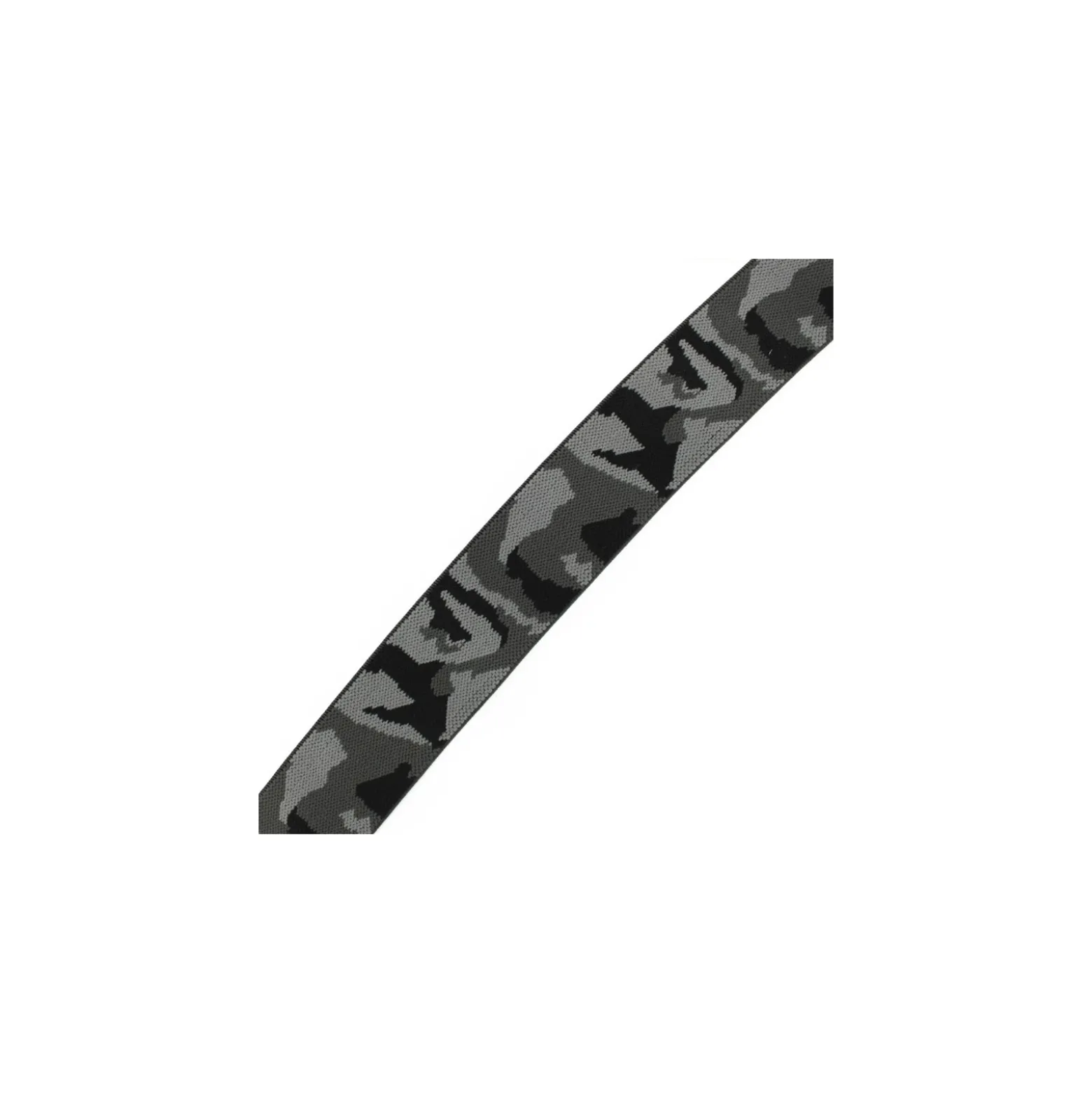 Ruban élastique camouflage(40 mm) - gris