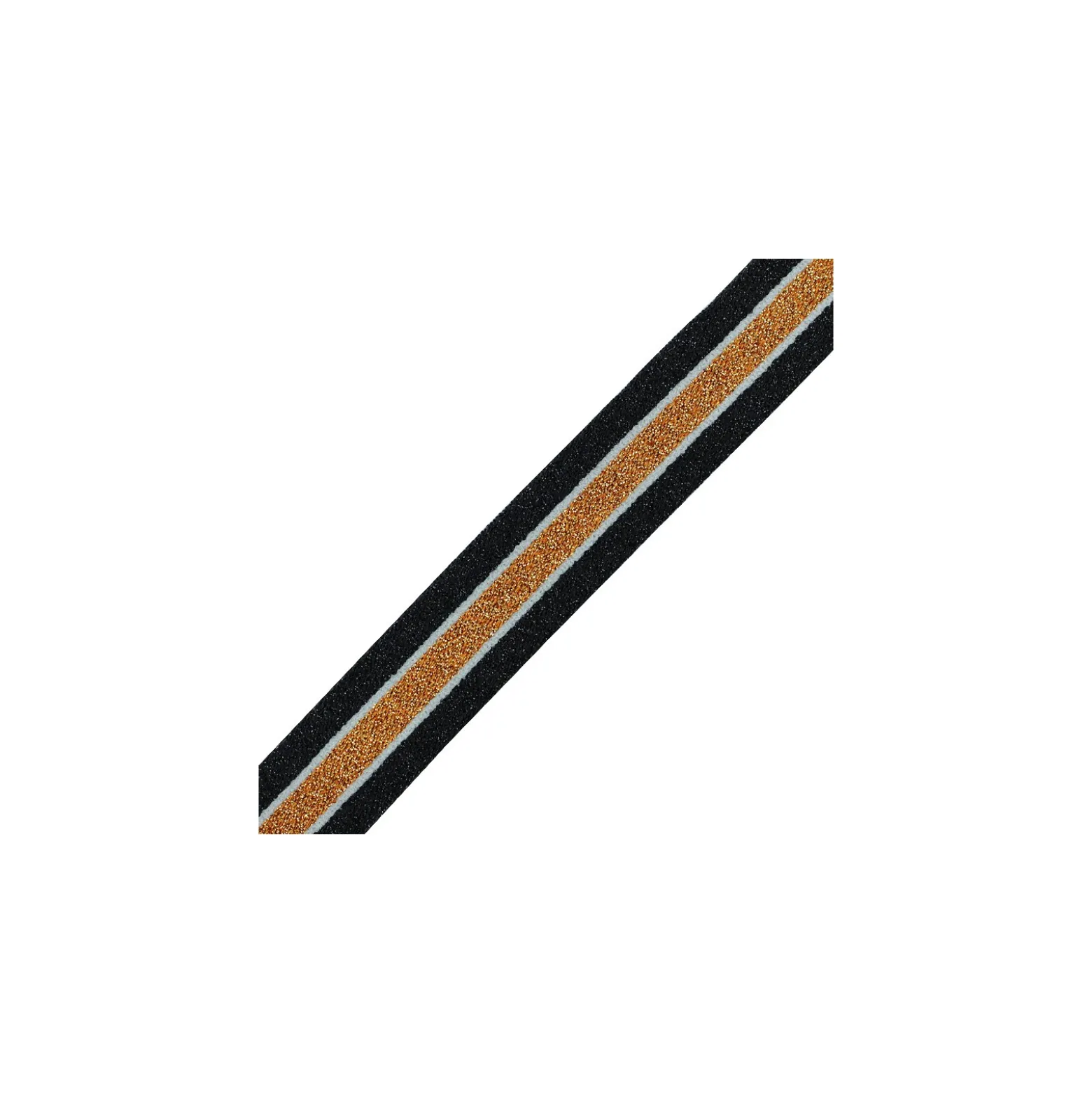 Ruban Élastique Lurex Abby 20 mm - Orange