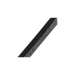 Ruban élastique lurex bicolore Brillantine (20mm) - argent/noir