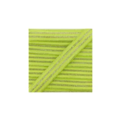 Ruban Élastique Rayé Lurex Louis 20 mm - Vert Anis