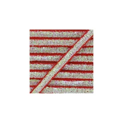Ruban paillettes irisées 5mm - rouge