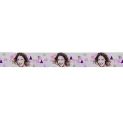 Ruban satin Disney Violetta blanc 15 mm