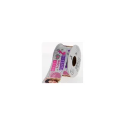 Ruban satin Disney Violetta gris 38 mm