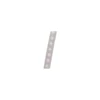 Ruban satin simple face gris étoiles blanches