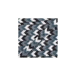 Ruban thermocollant Chevron mosaïque - noir x 40cm