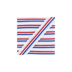 Ruban Tricolore Maille Sport 25 mm - A