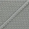 Ruban velours Demi lune 11 mm - gris
