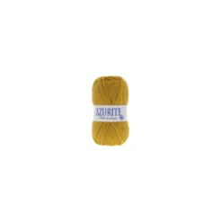 Sachet de 10 pelotes - Fil à Tricoter Azurite n°23245 - jaune moutarde