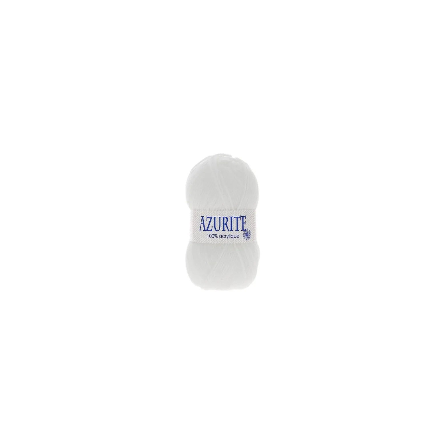Sachet de 10 pelotes - Fil à Tricoter Azurite n°501 - blanc