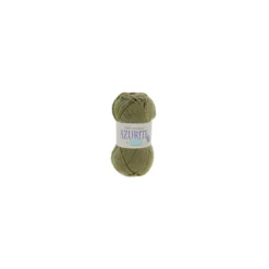 Sachet de 10 pelotes - Fil à Tricoter Azurite n°1531 - vert militaire