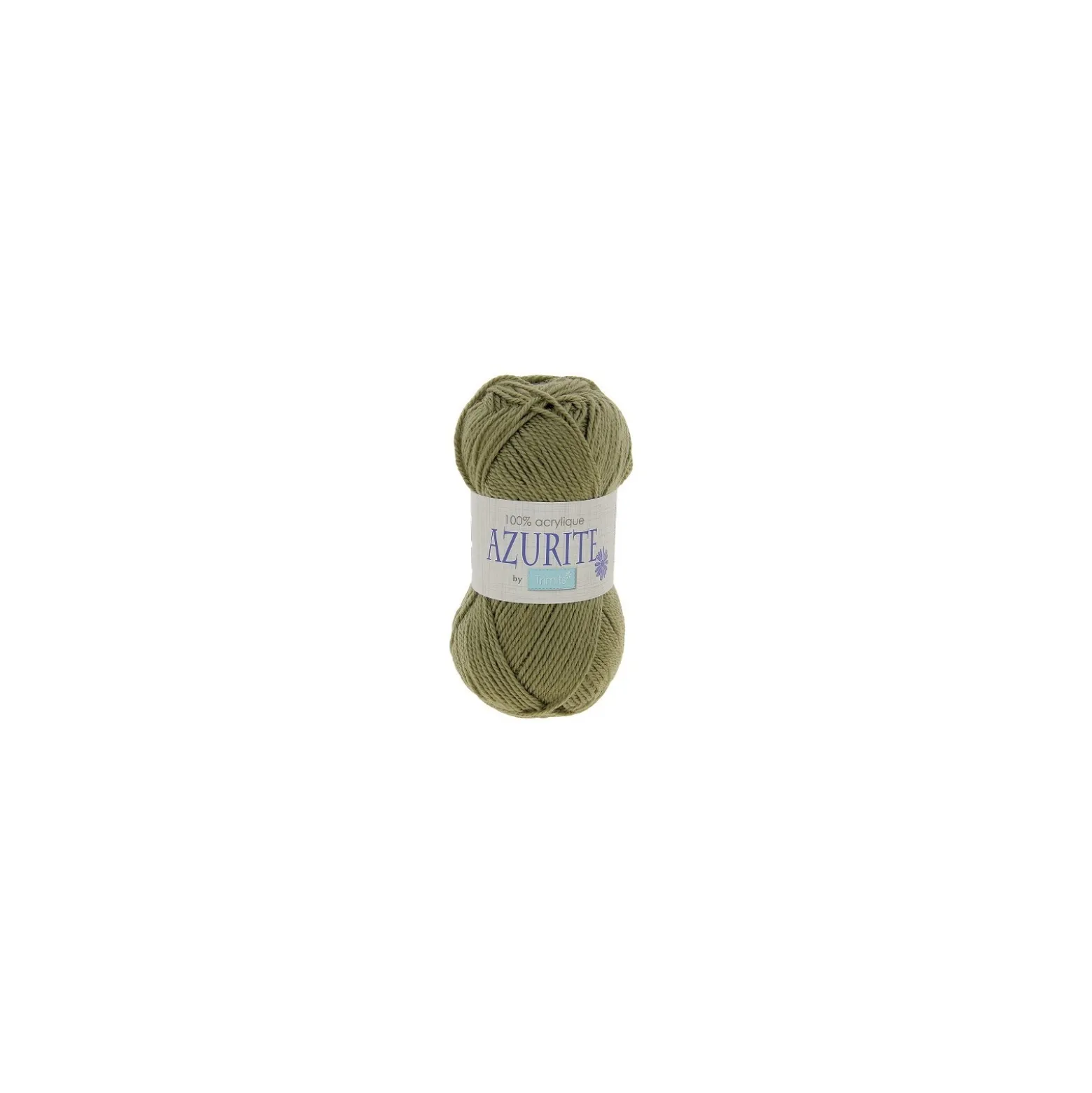 Sachet de 10 pelotes - Fil à Tricoter Azurite n°1531 - vert militaire