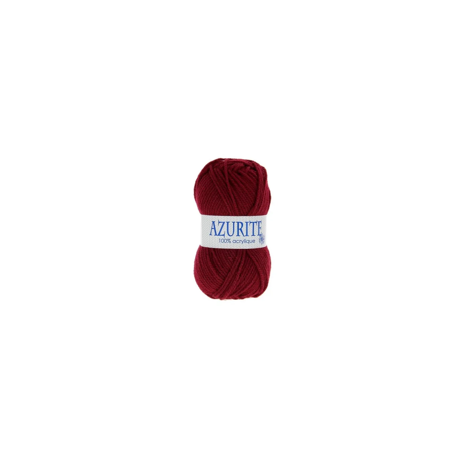 Sachet de 10 pelotes - Fil à Tricoter Azurite n°3025 - bordeaux