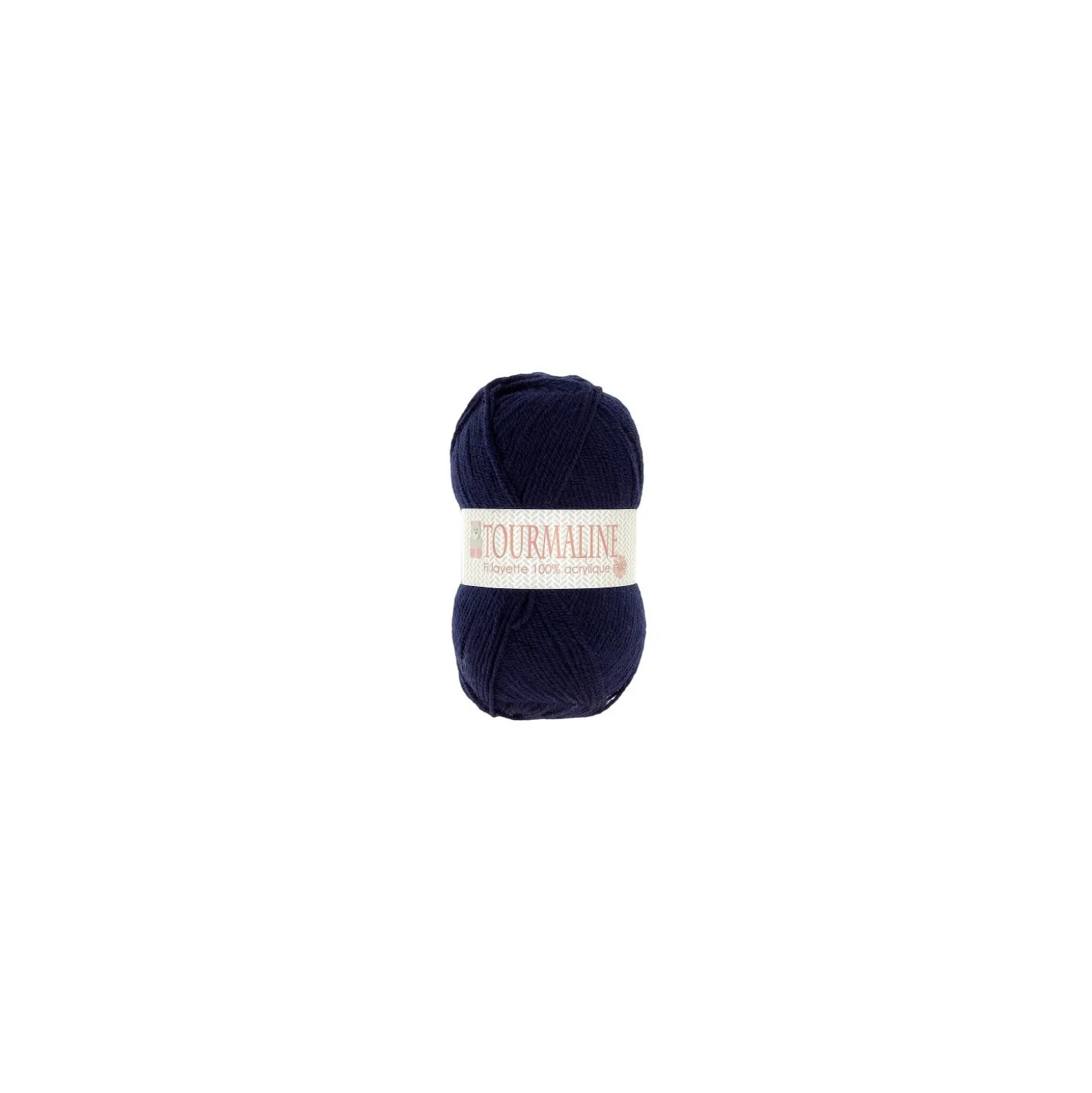 Sachet de 2 pelotes - Fil à tricoter layette Tourmaline n°583 - bleu marine