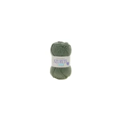 Sachet de 10 pelotes - Fil à Tricoter Azurite n°1515 - vert kaki