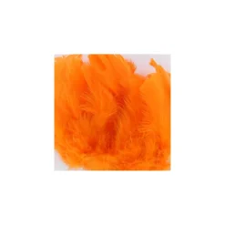 Sachet de plumes duvet colorées - orange