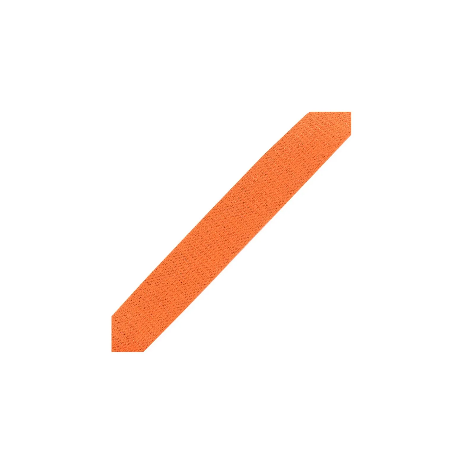 Sangle lurex cuivre - orange fluo