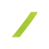 Sangle lurex doré - jaune fluo