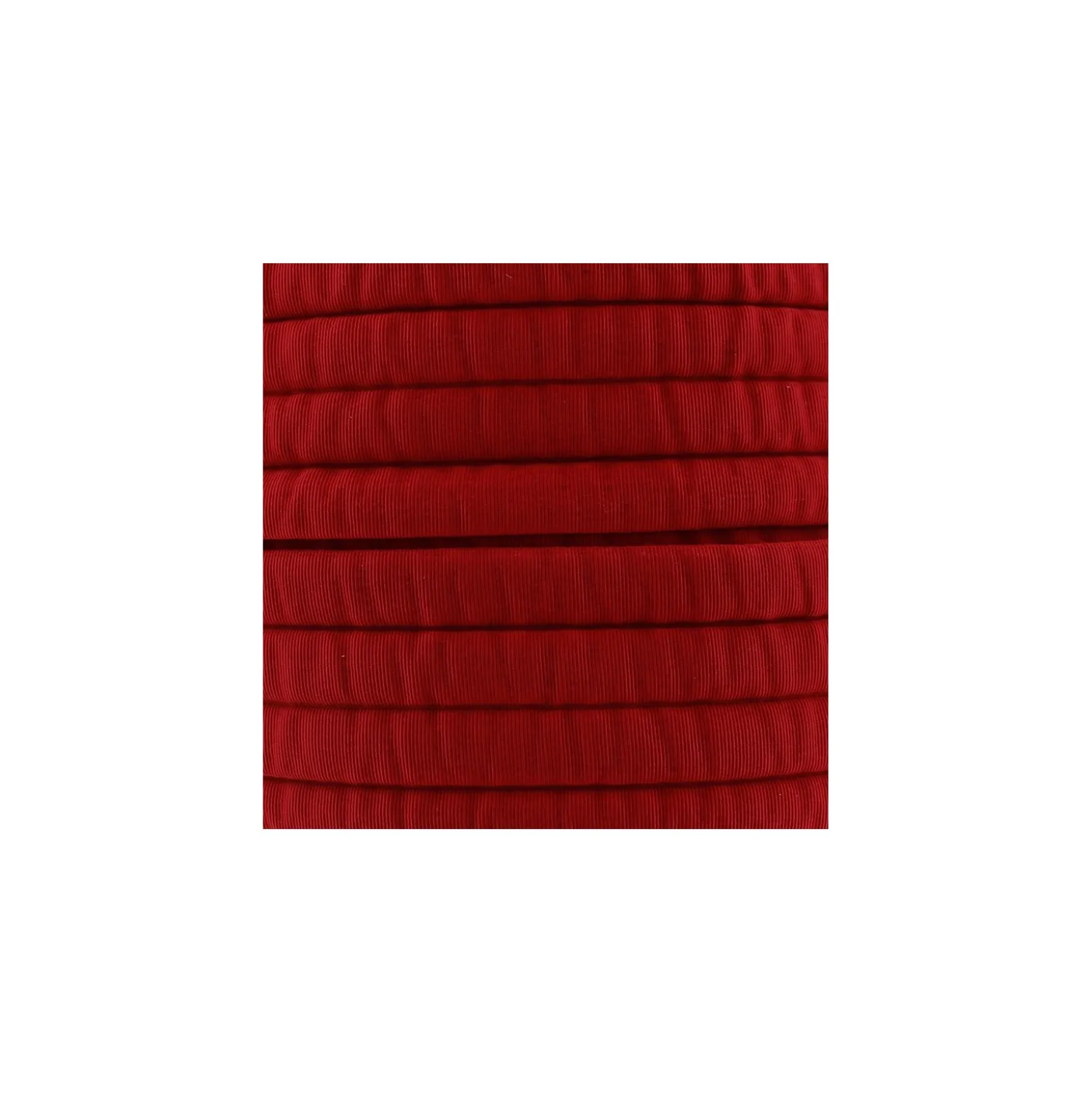 Sangle matelassée 35 mm rouge x 50cm