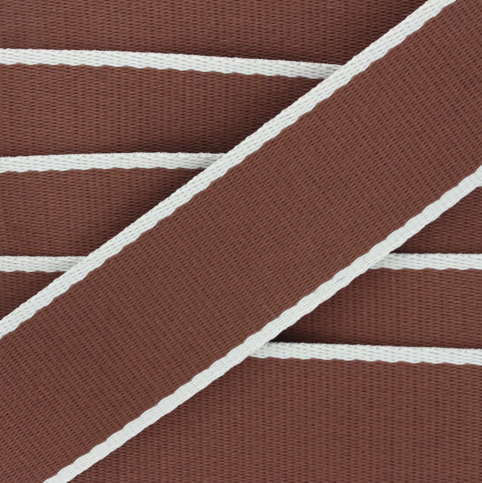 Sangle polycoton Due 38 mm - marron