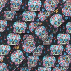 Sangle polyester Calavera 30 mm - noir