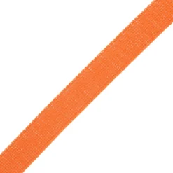 Sangle polyester lurex 30 mm - orange/argent