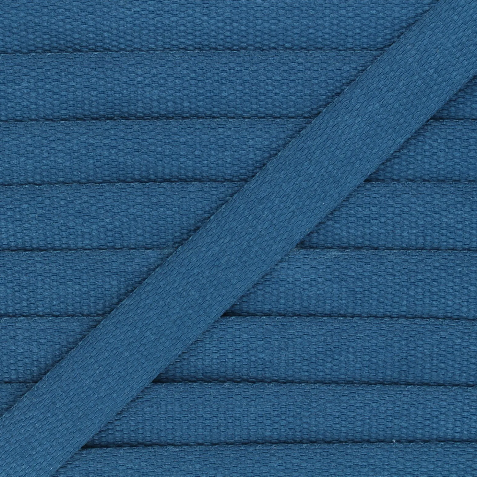 Sangle polyester Lynette 23 mm - bleu pétrole
