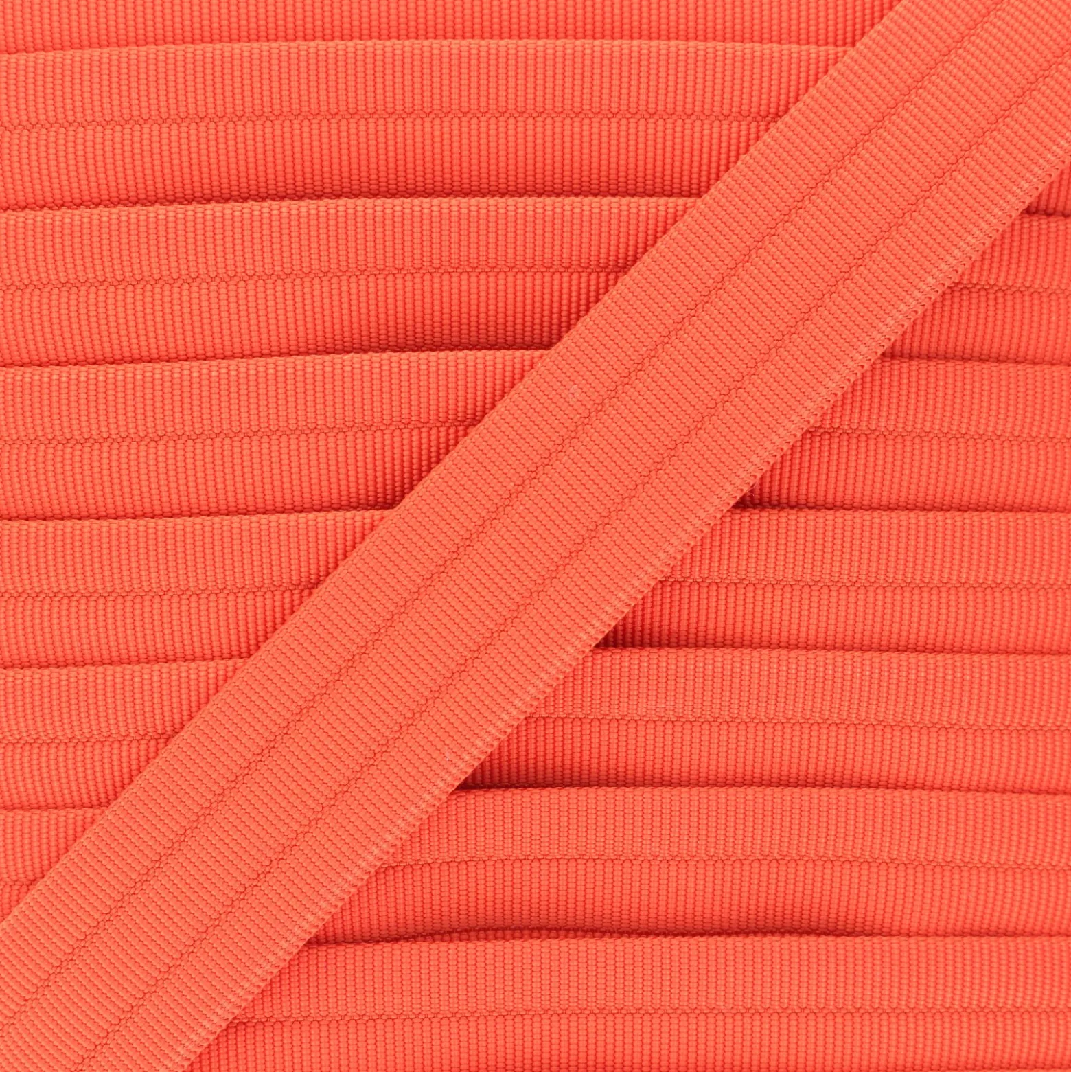Sangle polyester matelassée 30 mm - orange