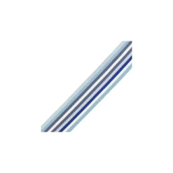 Sangle Rayée Réversible Nuance 40 mm - Bleu x 50cm
