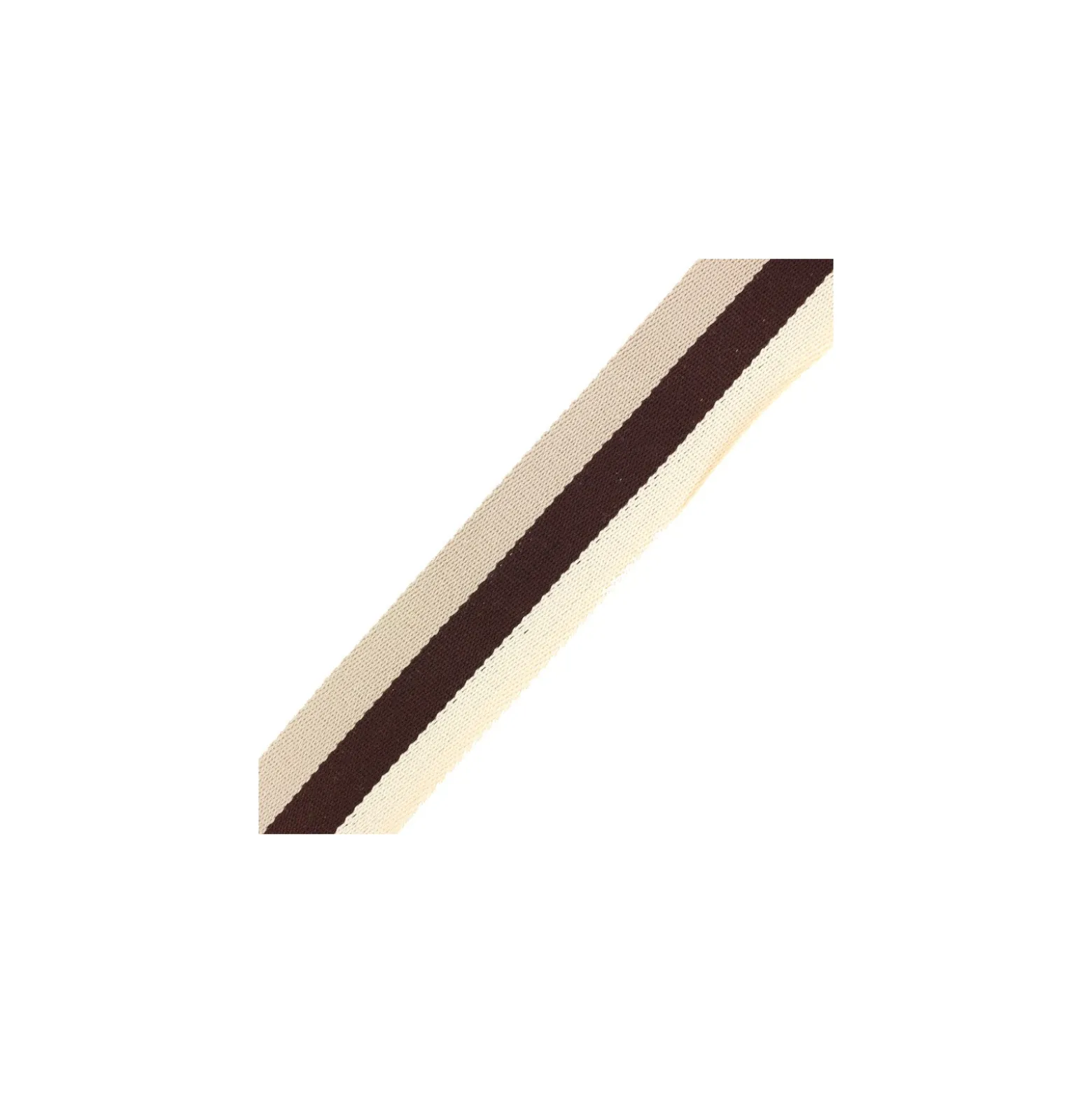 Sangle Rayée Réversible Nuance 40 mm - Beige x 50cm