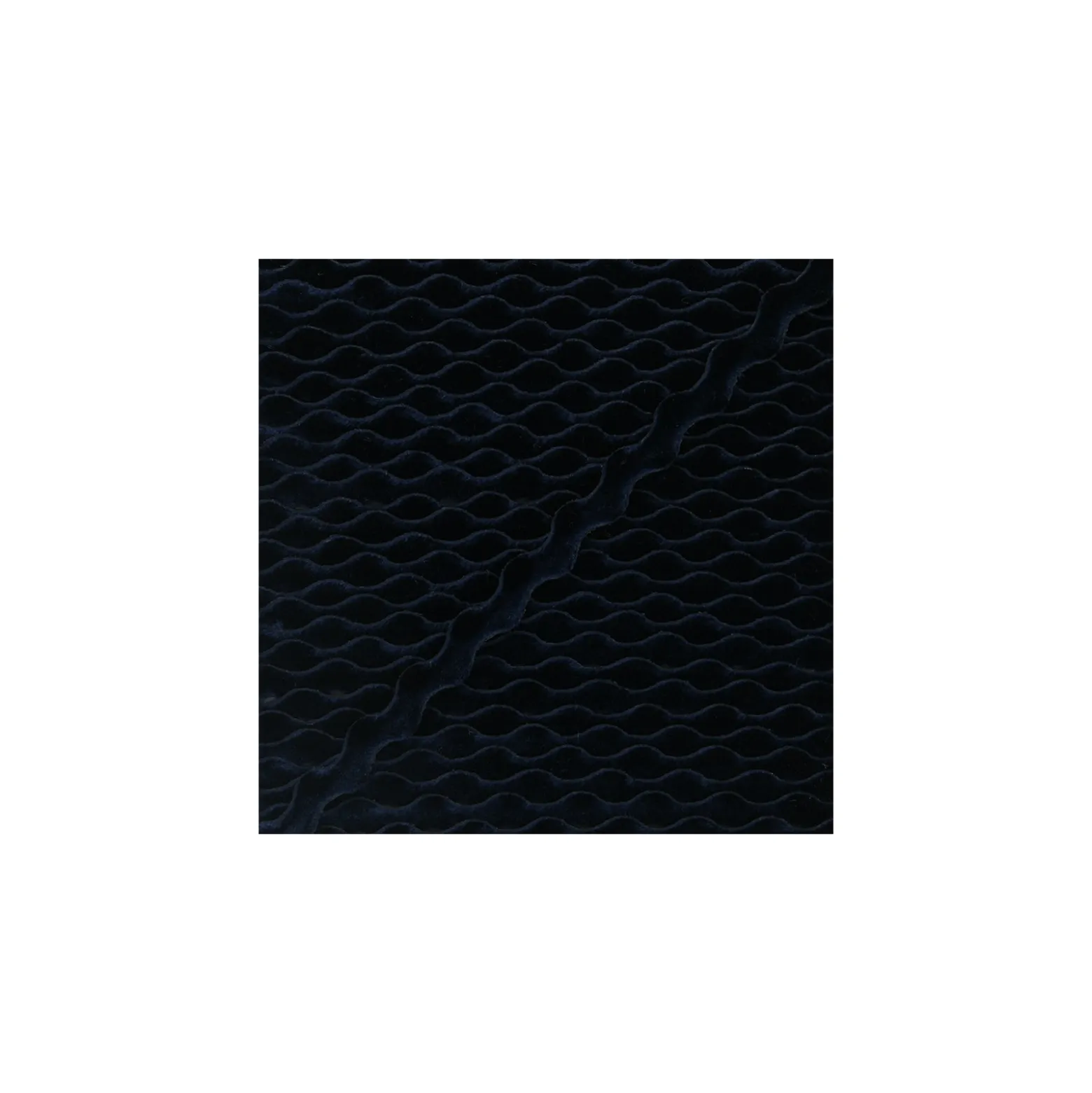 Serpentine velours 8 mm - marine x 1 m