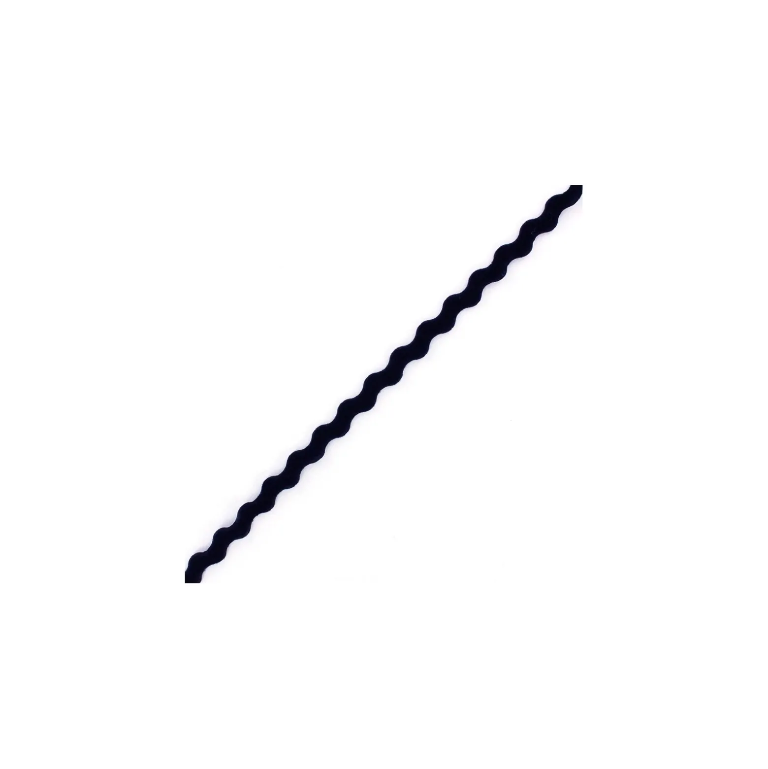 Serpentine velours 8 mm - marine x 1 m