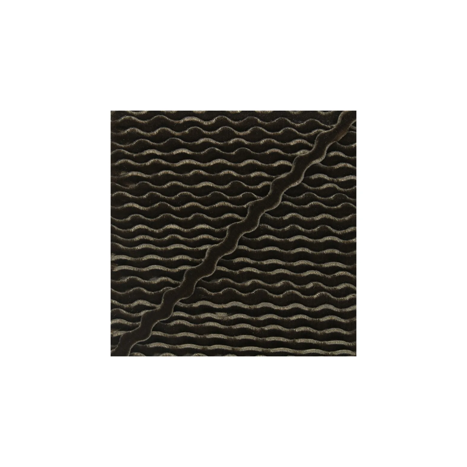 Serpentine velours 8 mm - taupe x 1 m