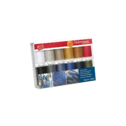 Set de 12 bobines de fil Denim Gütermann - jeans
