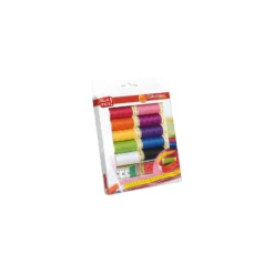 Set de 10 bobines de fil pour tout coudre Gütermann + mètre ruban