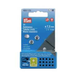 Set de rivets tubulaires argent Vario Creative Tool - Prym