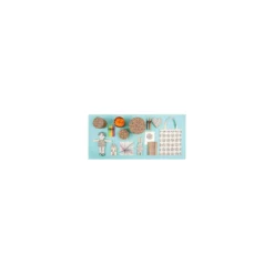 Set de 6 stylos perles 3D Classic
