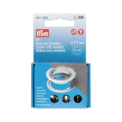 Set d'oeillets avec rondelles argent Vario Creative Tool - Prym