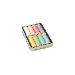 Set Nostalgie de 8 bobines de fil pour tout coudre Gütermann - Pastel