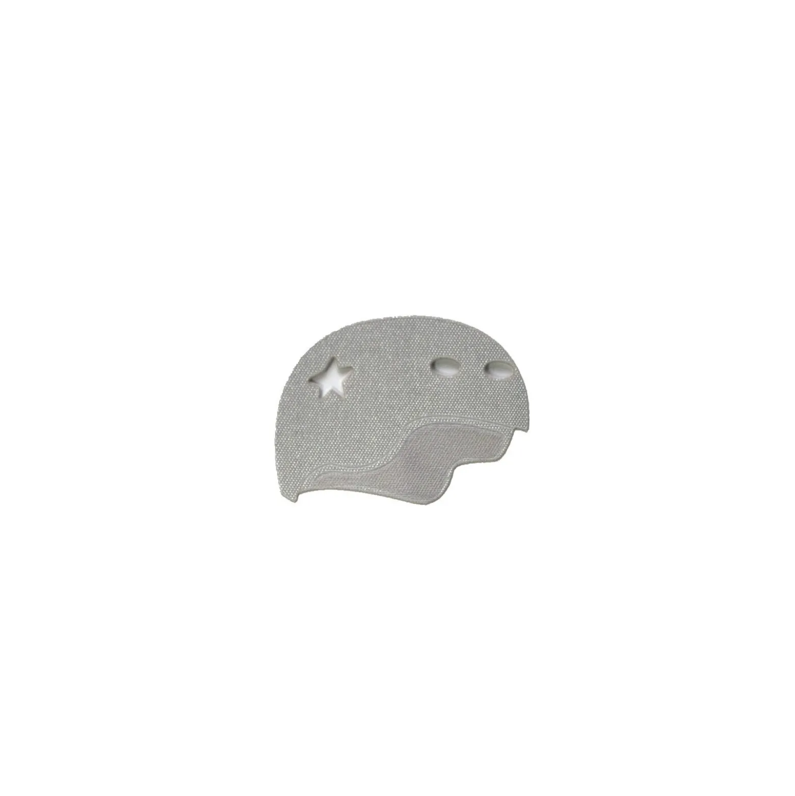♥ Stickers Tex Style Casque - argent ♥