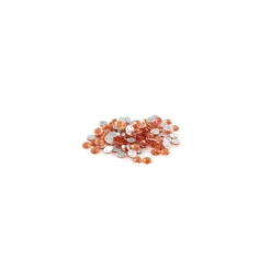 Strass rond à coudre India corail (lot de 100)