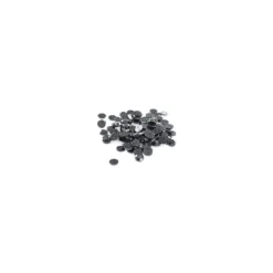Strass rond à coudre India noir (lot de 100)