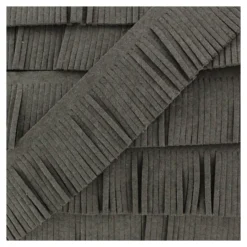 Suédine en Franges Gris x 50cm