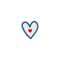 Thermocollant Bleu Blanc Rouge - Coeur
