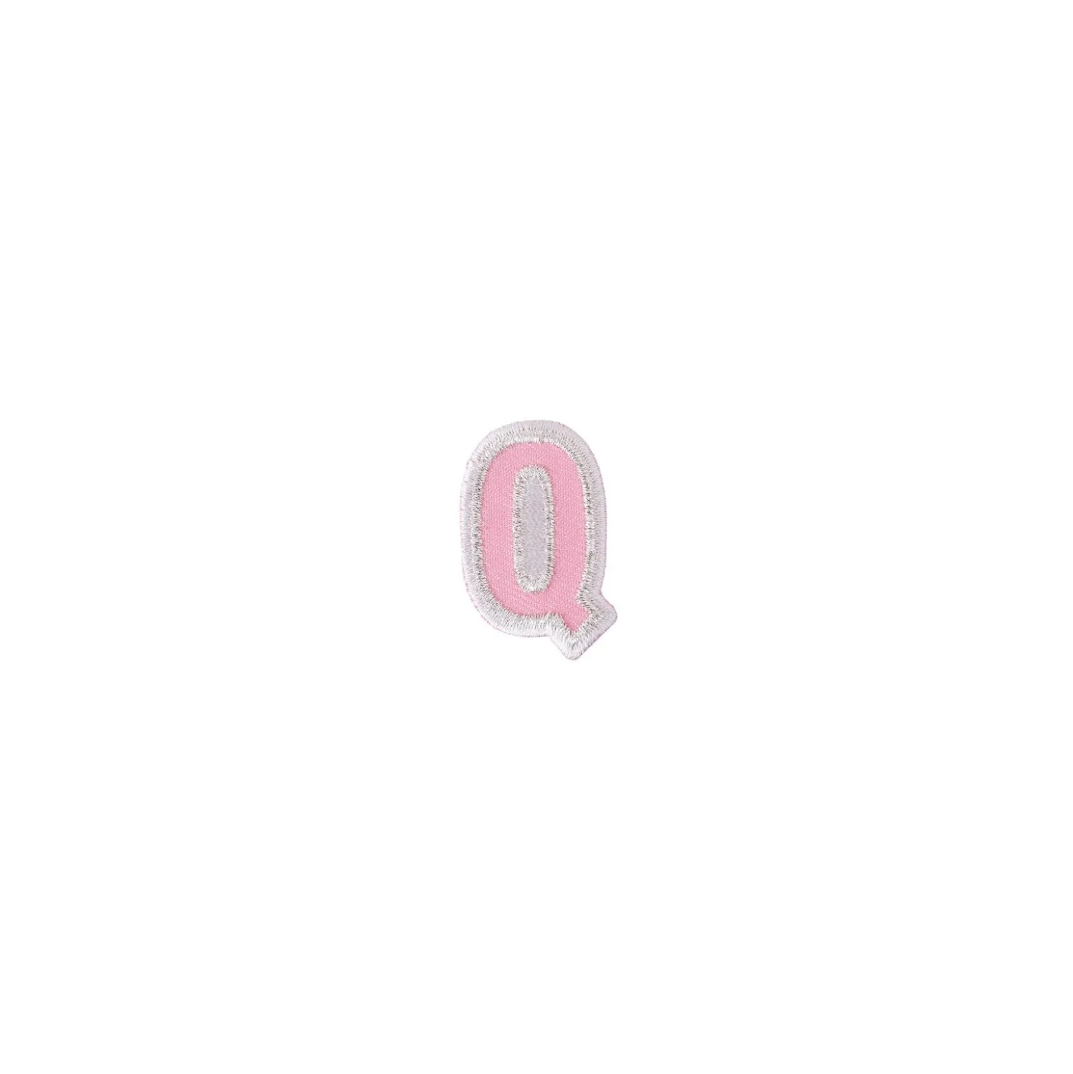 ♥ Thermocollant brodé Alphabet Fun - Q ♥