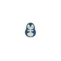 Thermocollant brodé Pingouinou - bleu