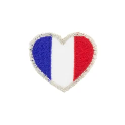 Thermocollant Coeur tricolore